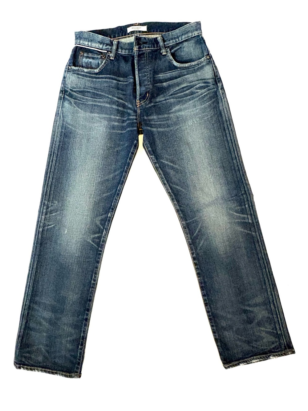 Moussy Women’s Straight-Leg Faded Blue Denim Jeans